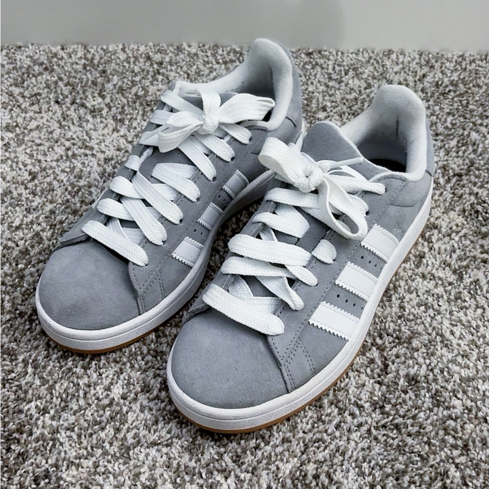 Adidas Campus 00's Gray/White Sneakers